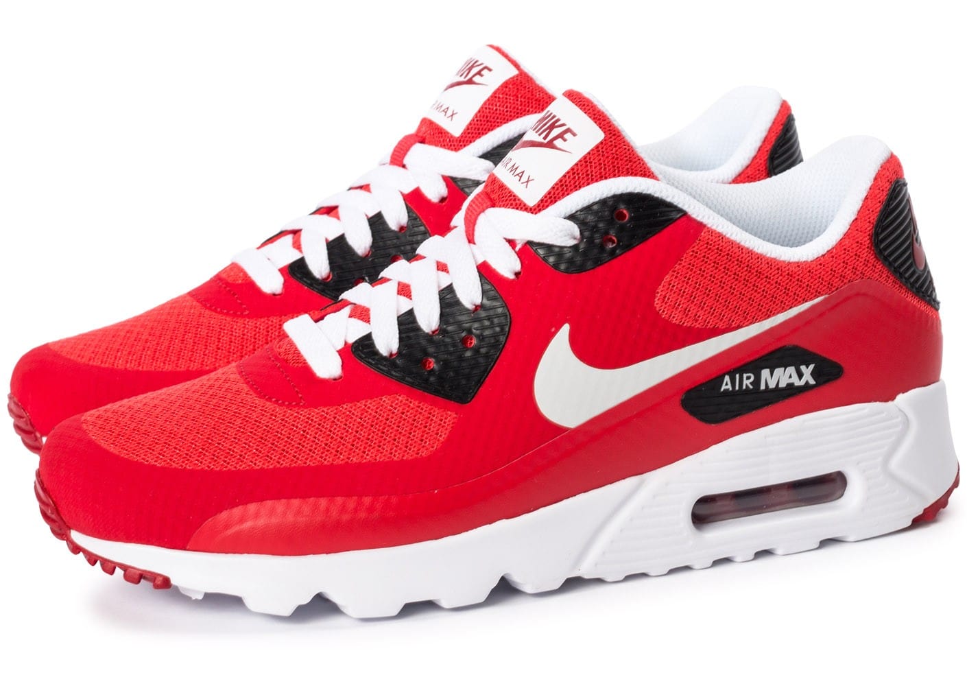 chaussure nike air max 90 essential, Cliquez pour zoomer Chaussures Nike Air Max 90 Ultra Essential rouge vue extérieure ...